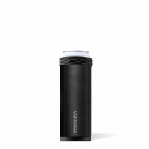 Corkcicle 슬림 캔 쿨러 스테인리스 스틸 미켈롭 울트라에 적합 화이트 클로 트루 앤 레드불 매트 블랙 355ml(12온스) 보관 5663129843, Matte Black