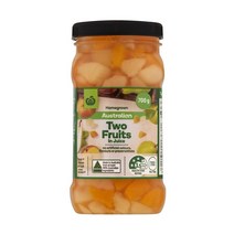 울월스 호주 Woolworths Two Fruits In Juice 주스에 담긴 두가지 과일 통조림 700g, 1팩