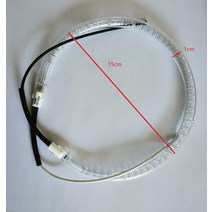 220V 1350W 오븐 부품 할로겐 가열 튜브 직경 15cm, 한개옵션0