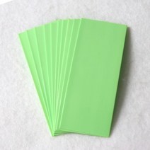 절연 필름 보호 케이스 팩 슬리빙 18650 Lipo 배터리 랩 PVC 열 수축 튜브 프리컷 너비 29.5mm x 72mm, 09 Fruit Green_04 250pcs