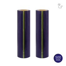 (보호테이프 청색 500mm) 국내산 접착 필름 기스방지, 1롤