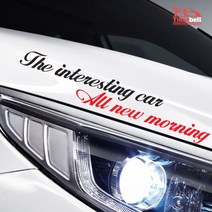 일음쇼핑^^*m올뉴모닝 흘림체데칼스티커 TKSLP_39 차량용 익스테리어 자동차꾸미기 튜닝 꾸미기일medi^*^, ab*^*선택있슴대형, 오렌지