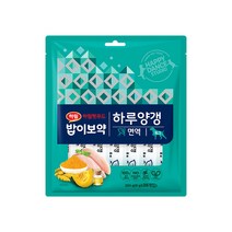 밥이보약 도그 하루양갱 간식 면역 28p, 닭고기, 140개