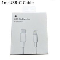 무선 충전기 원래 20W USB-C 전원 어댑터 13 13 미니 Pro Max Type C 빠른 충전기 애플 아이폰 8 플러스 X XS 11 12, 06 1M - USB-C Cable