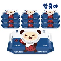 달곰이 손세정 물티슈 캡형(80매) 10팩, 1개, 80개