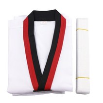 태권도도복 주짓수 유도 합기도 검도 소요롤 불테리어 도복 새로운 긴팔 gi 유니폼 tkd 의상 의류 흰색 유니폼 wtf 가라테 의류 성인 남여