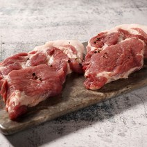 지리산흑돼지 오겹살 삼겹살 목살 앞다리살 가브리살 구이용 1kg 산골정육점 산골농장식당직영, 04_목살 500g+500g