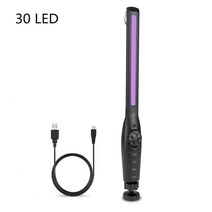 UV-C 살균 램프 USB 충전식 자외선 기능 LED 휴대용 소독 스틱 호텔 옷장용, 01 1pcs