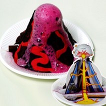 화산분출 내부관찰모형 만들기(색점토)