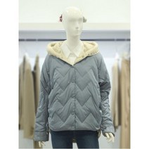 ab.f.z Abfz DP01 배색 덕다운 패딩 후드 점퍼 AFW4HD31K