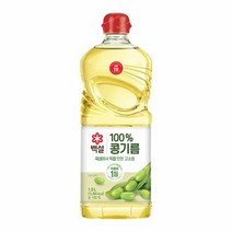 CJ 백설 콩기름 1.5L 가정용 식당용 대용량 업소용 가성비 부침요리 튀김요리, 9개