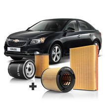 보쉬 크루즈 2.0 디젤 오일필터+에어필터 세트 O0109+A2450