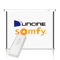 저소음 SOMFY 모터 사용 80인치 100인치 120인치 전동 스크린 자동 전자동 노출 빔스크린 빔프로젝터 빔프로젝트 무선 송수신기 리모컨 설치, 07 120인치 S전동 유선스위치형