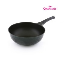 퀸센스 오뜨 5중 티타늄 코팅 후라이팬 궁중팬 가스/인덕션겸용, 궁중팬30cm