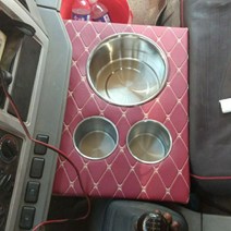트레일러 평탄화 매트리스 트럭 침대 뒷좌석 푹신한 평판 컨테이너 스카니아 조수석 운전석, 보온병걸이