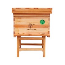 양봉상자 벌들이 좋아하는 상자 꿀생산 박스 벌박스 양봉도구, 7-프레임 벌집(칸막이 + 꿀벌 천 포함)