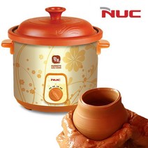 엔유씨3052 황토 세라믹용기 슬로우쿠커 3.5L 대용량, 상세페이지 참조, 상세페이지 참조