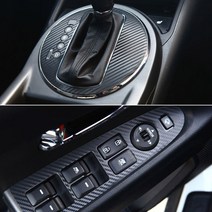 (오픈) 스포티지R 윈도우 기어 카본 랩핑필름 스티커 기스방지 흠집커버, 2열_열선(무), 와인카본