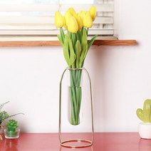 올댓세일 인테리어꽃병 철제 골드 화병