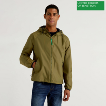 베네통 Windbreaker with packable 1S_281153GI8_37B