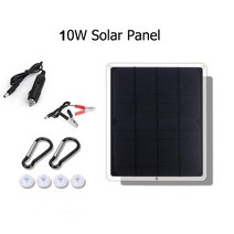 아파트태양광 태양열설치 태양열 집열판 판넬 패널 태양 전지 패널 USB 10W 5V 12V 방수 충전기 애완 동물, 01 Solar panel Wi ca