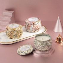 수제 향초 무연 코코넛 오일 센셜 오일 작은 주석이 도움이 될 수 있습니다 디퓨저 오일램프 대형양초 캔들워머 향꽂이 미니향초, 36.적갈색