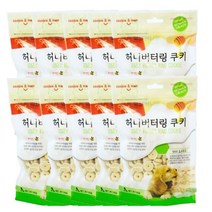 허니 버터링 쿠키(요구르트) 120g x 10개 강아지 간식 반려동물용품 pet shop