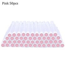 재사용 가능한 눈썹 브러쉬 튜브 일회용 속눈썹 교체 방진 스파클링 깨진 다이아몬드 메이크업, CN, Pink 50pcs