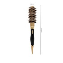 프리볼트고데기 뿌리볼륨 Curling Hair Professional Salon Styling Tools Round Hair Comb Hairdressing C, 01 TG06-25