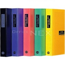 [아톰F&B] PP명함화일240명 N102(N102 3단 120x195x32mm 노랑), 상세페이지 참조