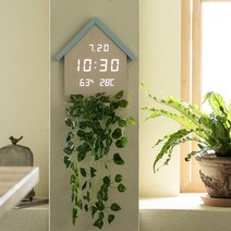 플라이토 하우스 우드 인테리어 LED 벽시계 시즌2, 하우스 시즌2 크림