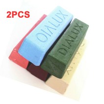 다이아몬드 연마제 금속 철 알루미늄 zapak 스테인레스 스틸 실버 황동 연마 왁스 페이스트 용 컴파운드 2 개, 01 1, 04 Gray