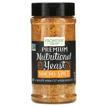Frontier Co-op Premium Nutritional Yeast Nacho Spice 7.3 oz (207 g)