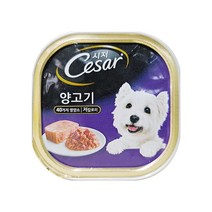시저 반려견 주식캔, 양, 100g, 9개