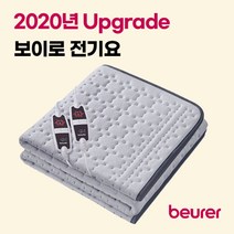 보이로 전기요 독일 1인용 2인용, 더블(140X150cm), 멜란지 그레이