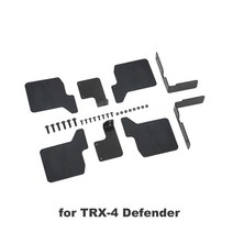 합성 데크 목재 합판 원목 방부목TRX4 고무 전면 및 후면 펜더 1/10 RC 크롤러 자동차 디펜더/포트 브론코, [01] for TRX4 Defender