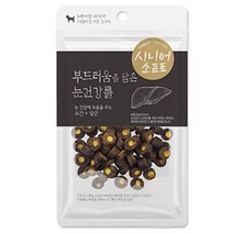 퍼피아이 시니어소프트 강아지 간식 100g, 소간 + 당근 혼합맛, 10개
