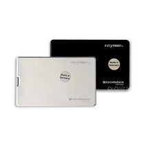 프레넬렌즈 LED 조명 슬라이드 카드형 노안 돋보기 독서 휴대용 확대경 3배율 4배율, 블랙