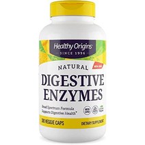헬시오리진스 Healthy Origins 다이제스티브 엔자임 Digestive Enzymes 180 베지캡슐 소화효소 아밀라아제, 180 카운트(1팩)