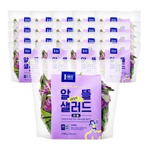 [1am] 알뜰 데일리 세척 야채 샐러드 퍼플, 100g x 20팩