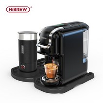 커피 캡슐 머신 가정용 미니 Hibrew 다중 핫콜드 돌체 구스토 우유 네스프레소 ese 포드 그라운드 카페테리아 19bar 5 in 1, h2b m1a 트레이 bk, 영국