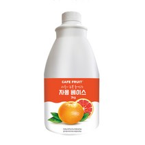 CAFE FRUIT 자몽청 2KG 과육이 듬뿍 들어있는 에이드 스무디 만들기