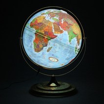 맵소프트 30cm 데스크 타임 조명 별자리 지구본 / 360도 회전 세계시차 학습용, 3번_30cm 지형 데스크 타임 조명 지구본