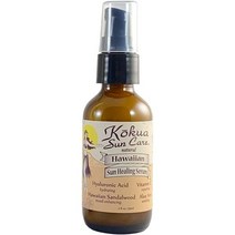 비타민앰플 모공 비타민C 씨 바르는앰플 세럼 Kokua Sun Care 2온스 하와이안 애프터 선 히알루론산 비타민 C 알로에 베라 농 샌달우드 오일, 단일수량