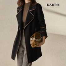 카라 KARRA (77까지)픽스모직터치하프코트+벨트SET_KB2WCT008C