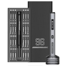 ARROWMAX-정밀 전기 스크루 드라이버 세트 (SES Pro Plus) 스마트 바디 센서리 토크 컨트롤 충전식 무선, 01 Grey