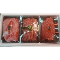 마장동 한우 투플러스 알뜰선물세트 안심 양지국거리 불고기 900g 특상등급 명절선물세트, 일반포장