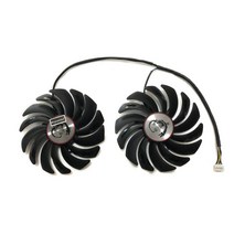 컴퓨터 pc 데스크탑 그래픽카드 게임 비디오 1set gpu 쿨러 pld10010s12hhpld10010b12hh 팬 msi gtx1080ti gtx1070ti rx 용 카드, 협력사, pld10010s12hh