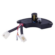 5KW 6.5KW 8KW 3 상 발전기 AVR 유니버셜 자동 전압 조정기 안정제 전달 400V 470UF, 하나, 검은 색