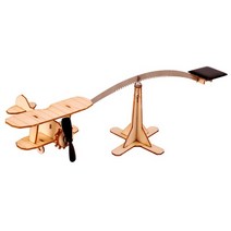 태양광 목재 입체퍼즐 영공방 모빌 복엽기, 색상, 퍼즐/블럭 조각 수